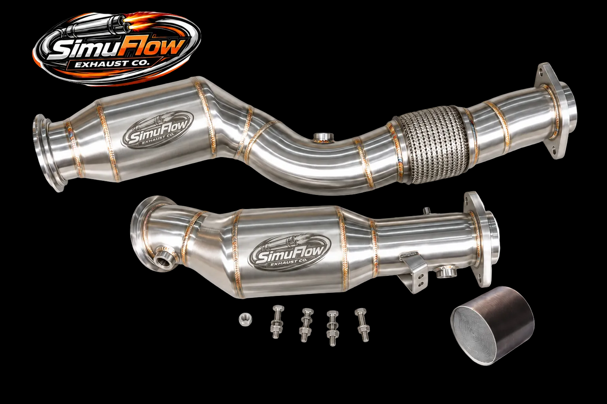 BMW G80 M3 / G82 M4 / G87 M2 S58 High-Flow Catted Downpipes (2020+)