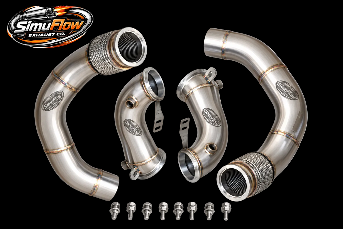 BMW F90 M5 / F91 F92 F93 M8 S63 Catless Downpipes (2017–2021)